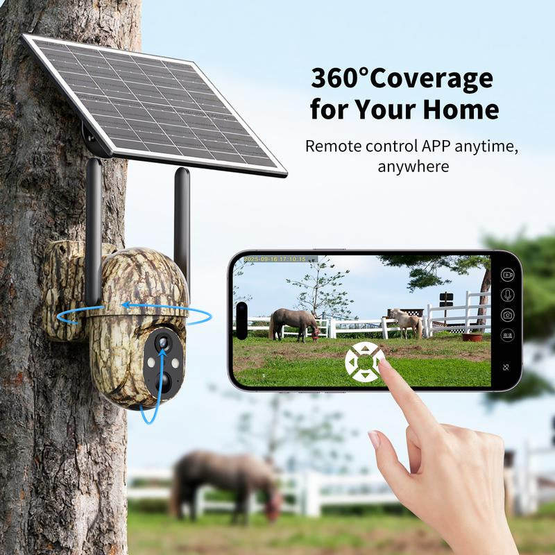 4G LTE Wireless Solar Powered Security Camera