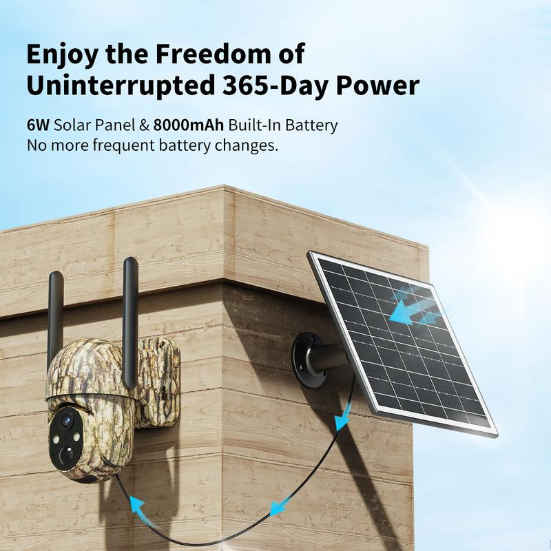 4G LTE Wireless Solar Powered Security Camera