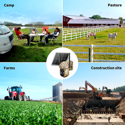 4G LTE Wireless Solar Powered Security Camera